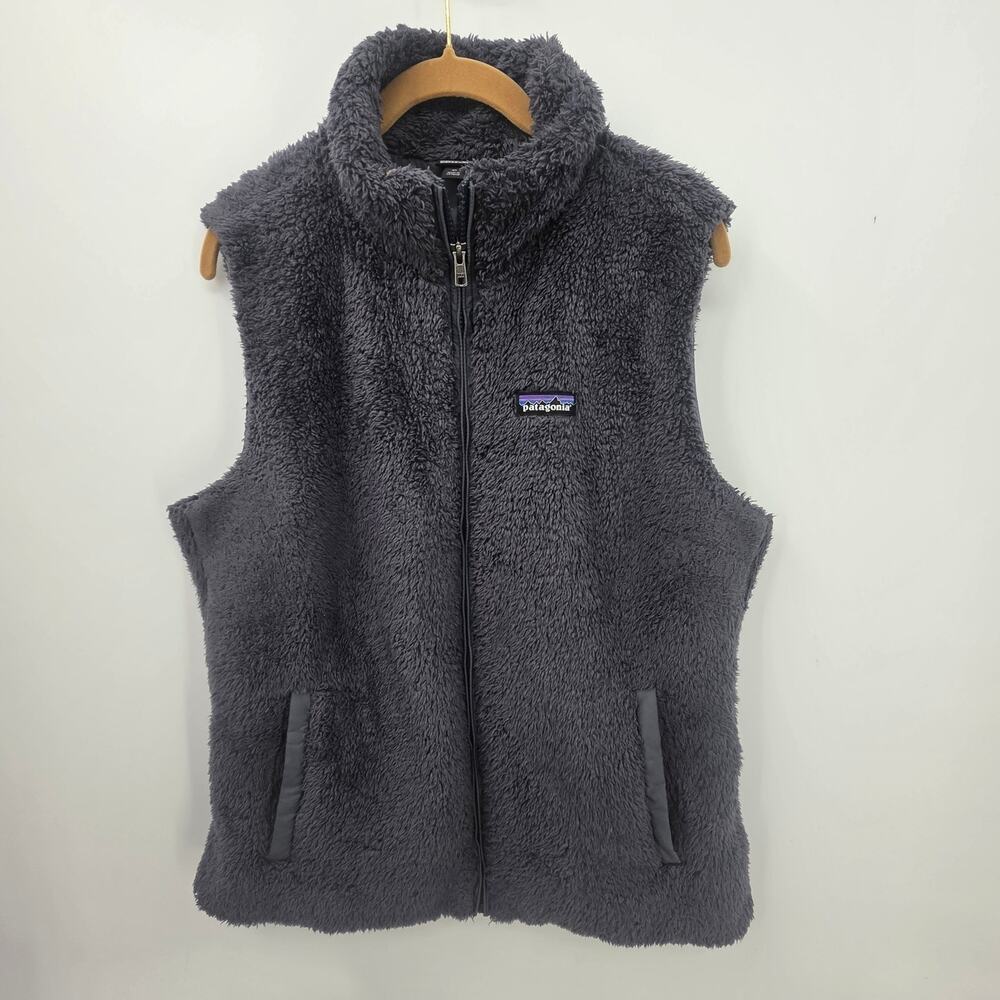 Patagonia Los Gatos Fleece Vest 25216 Size XL Grey Warm  Full Zip